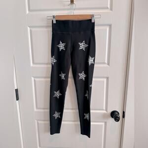 Ultracor Reptile Knockout Star Snake Print Black Leggings $250